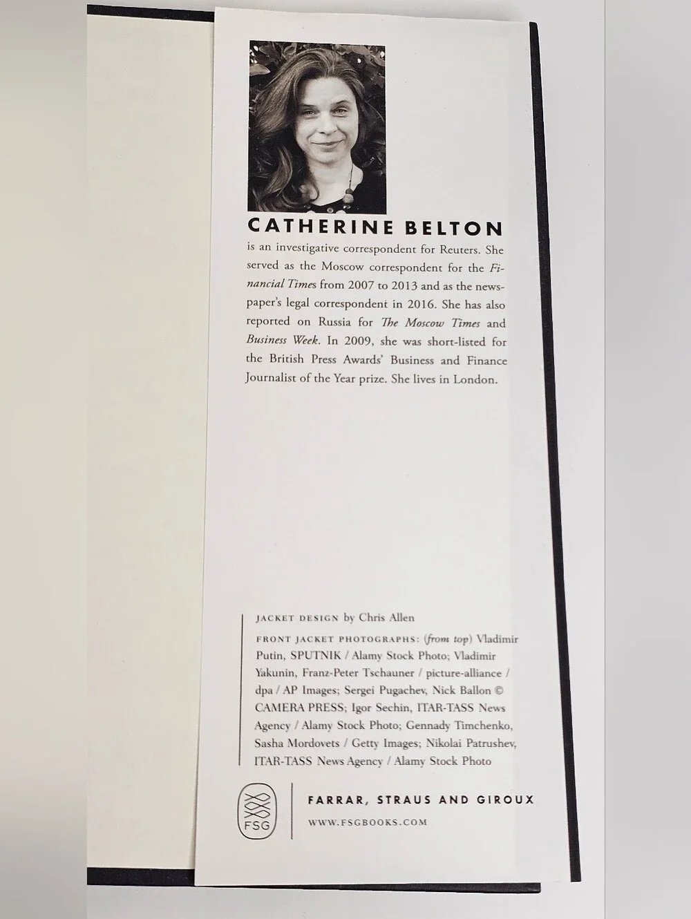 Putin's People Catherine Belton 2020 HC DJ Book 1st American Edition KGB Russia